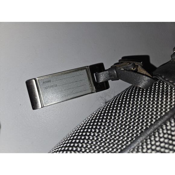 Tumi Ballistic Nylon Briefcase Messenger Bag A4 2way Gray 15x11x2 - Picture 8 of 13